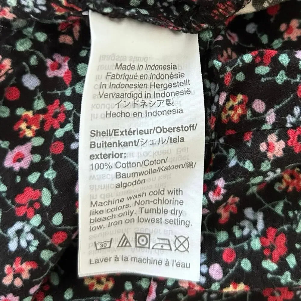Madewell floral blouse